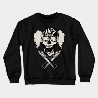 Skull Vape Crewneck Sweatshirt